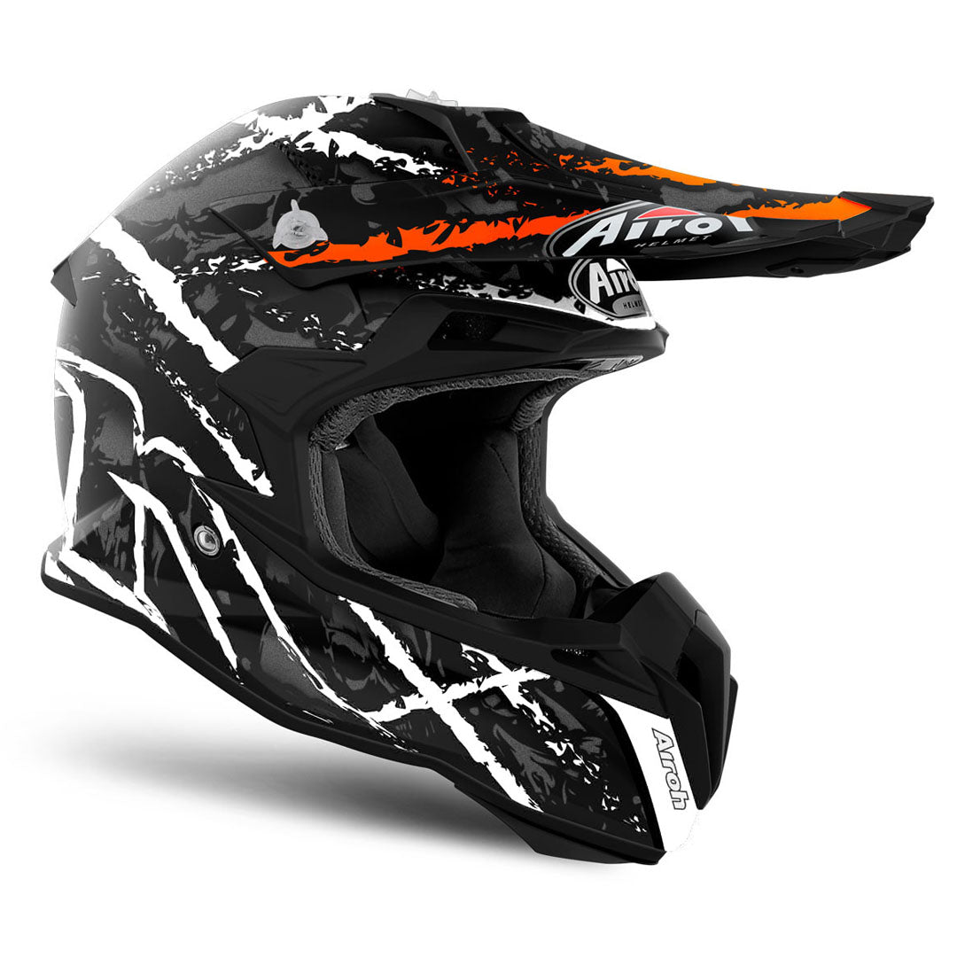 bike helmet carnage Airoh Terminator Peak Carnage Orange Open Vision – Big Bike Book