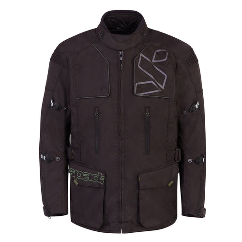 Spada Tucson V3 Black Waterproof Motorcycle Jacket