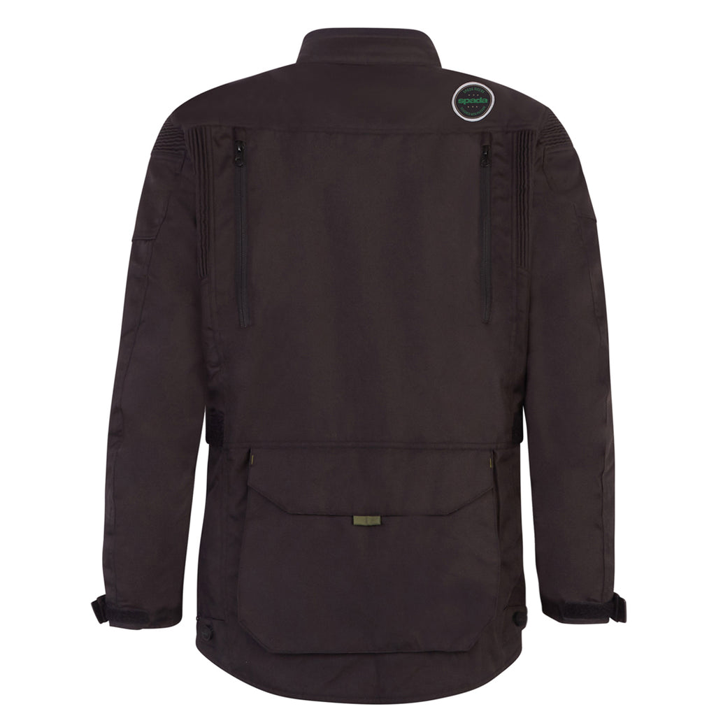 back of spada tucson v3 men's motorcycle jacket