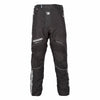 front of black short leg motorcycle trousers for women