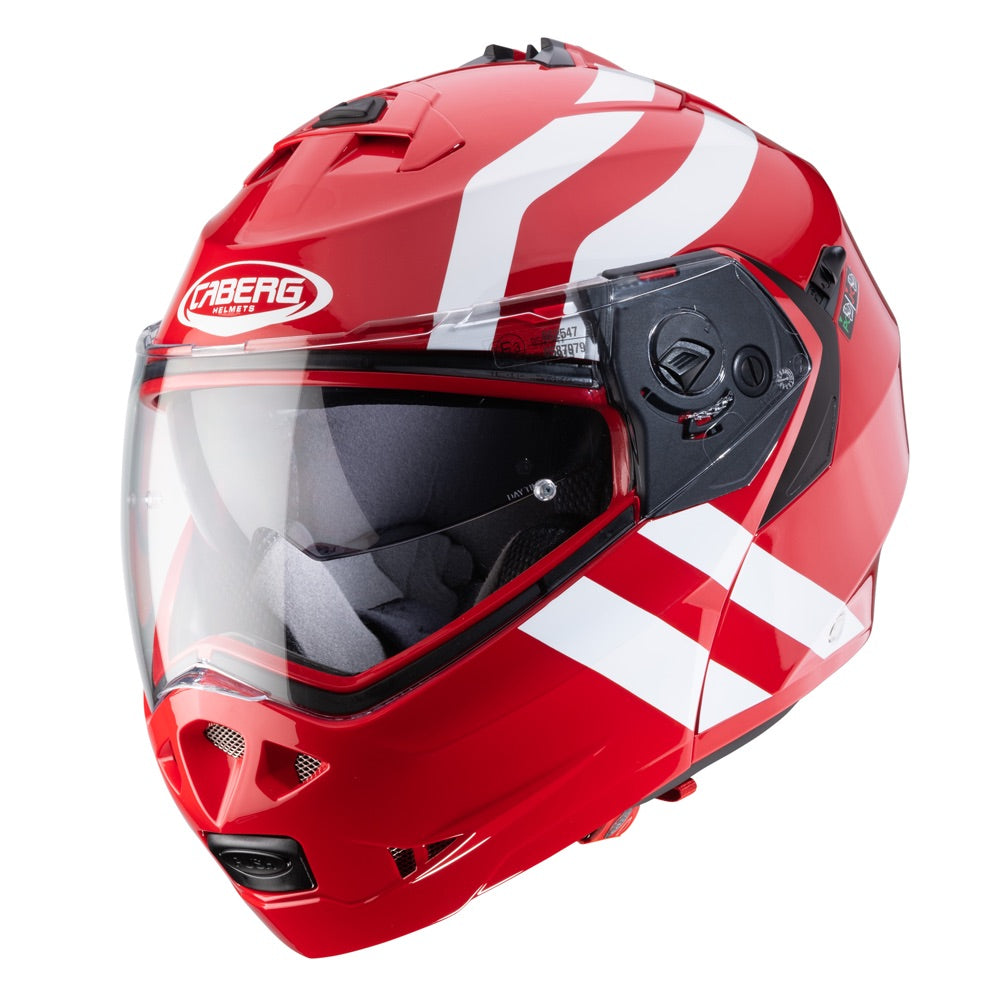 Caberg Duke 2 Super Legend Red/White Helmet