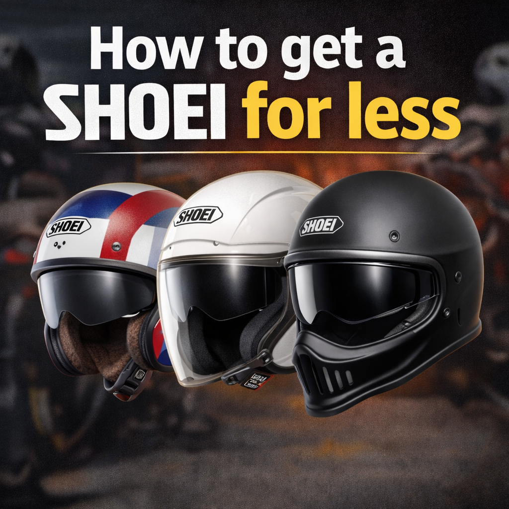 how to get a SHOEI for less feature SHOEI J.O, J-Cruise and Ex-Zero helmets