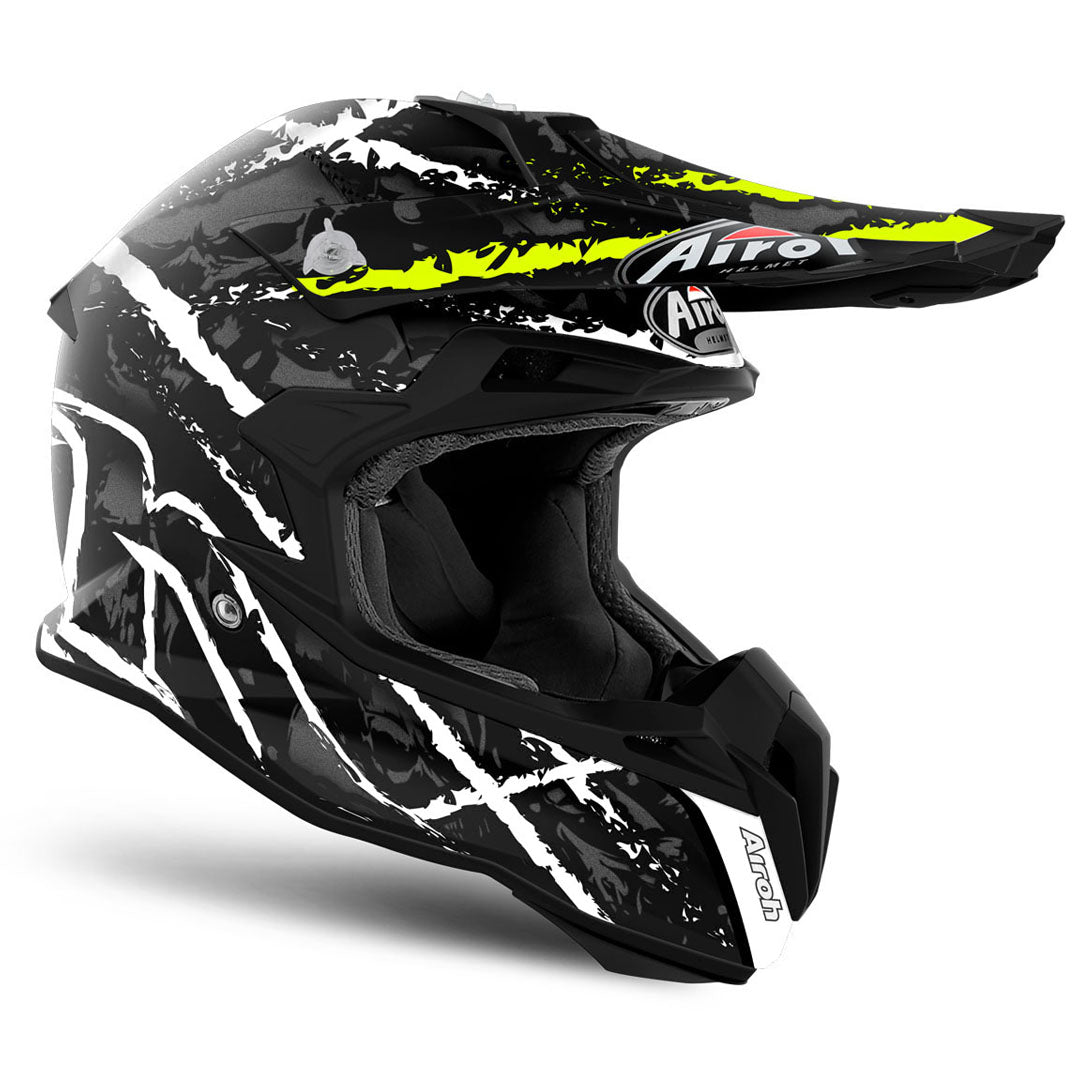 Airoh Terminator Peak Carnage Yellow Open Vision