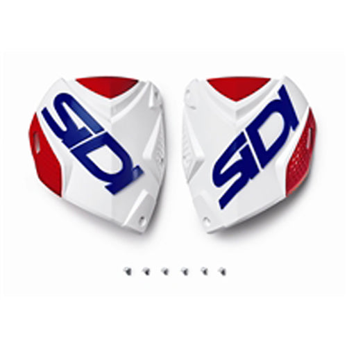 Sidi Crossfire 2 Shin Plate White/Red/Blue