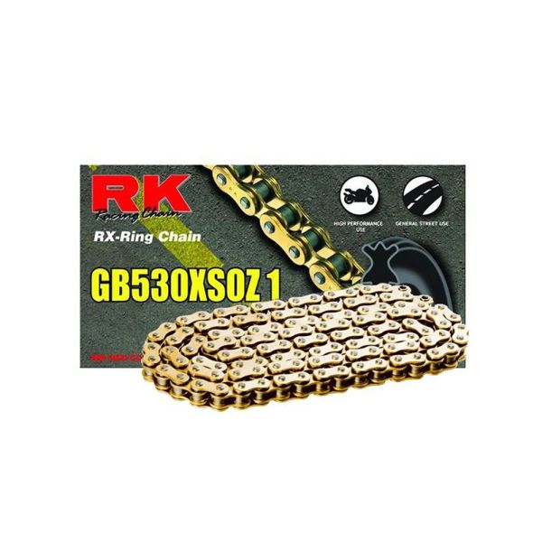 RK GOLD Motorcycle Chain GB530XSO/Z1 X 118 cbr gsf zxr gsx