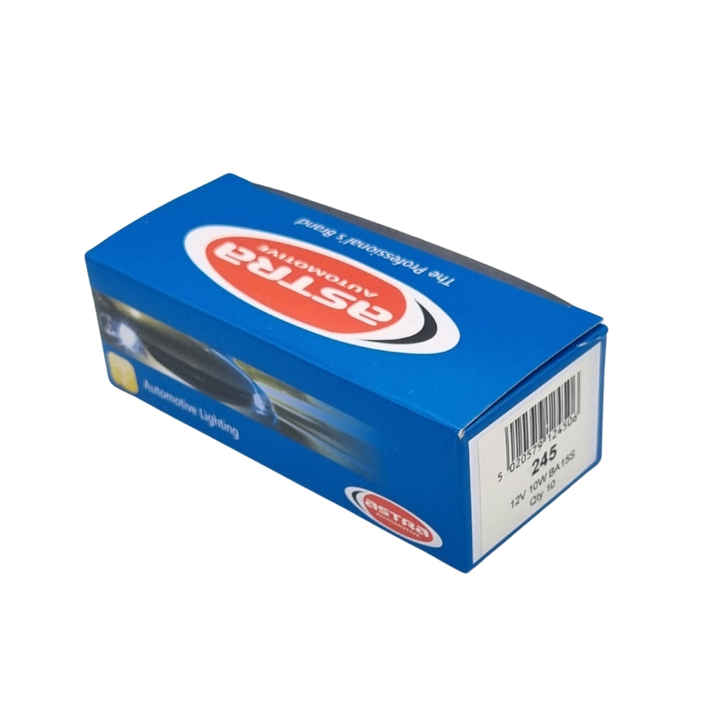 Bulbs 245 12v 10w SCC BA15S 18.5mm [Box 10]