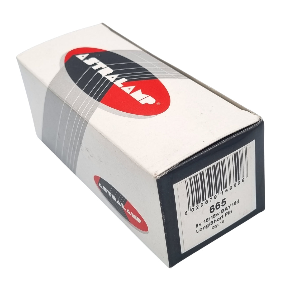 Bulbs 665/7116 T513 6v 18/18W BAX15D [Box 10]