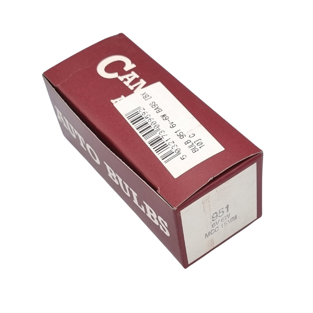 Bulbs B951 6v-6W BA9S [Box 10]