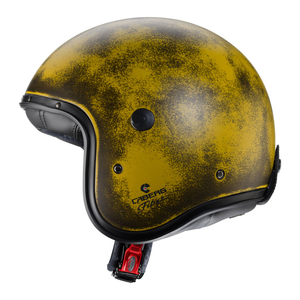 Caberg Freeride Motorcycle Helmet - Yellow Brushed