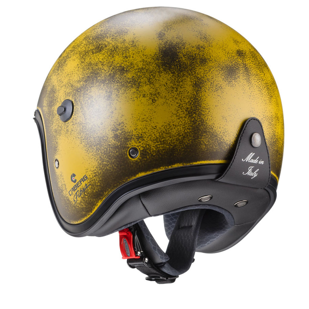Caberg Freeride Motorcycle Helmet - Yellow Brushed