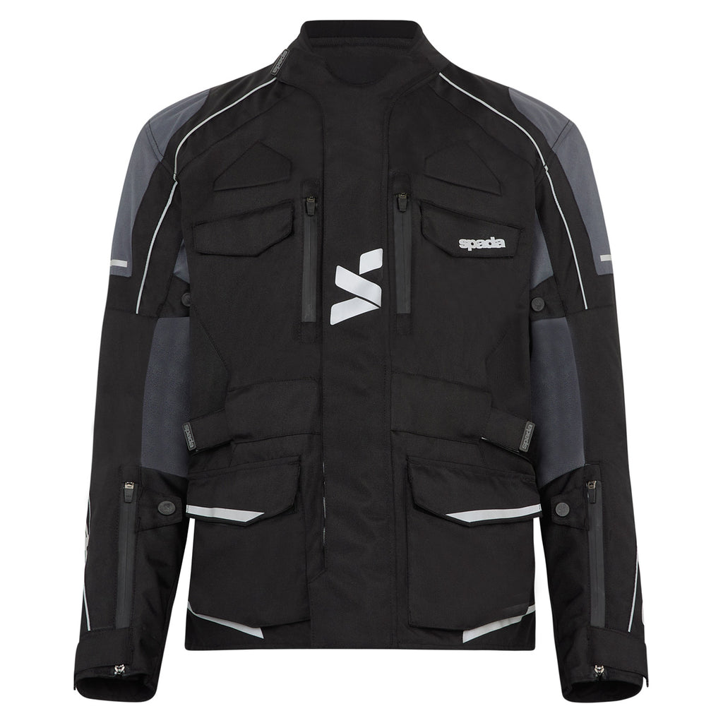 Spada City Nav CE AA Motorcycle Jacket Black Waterproof