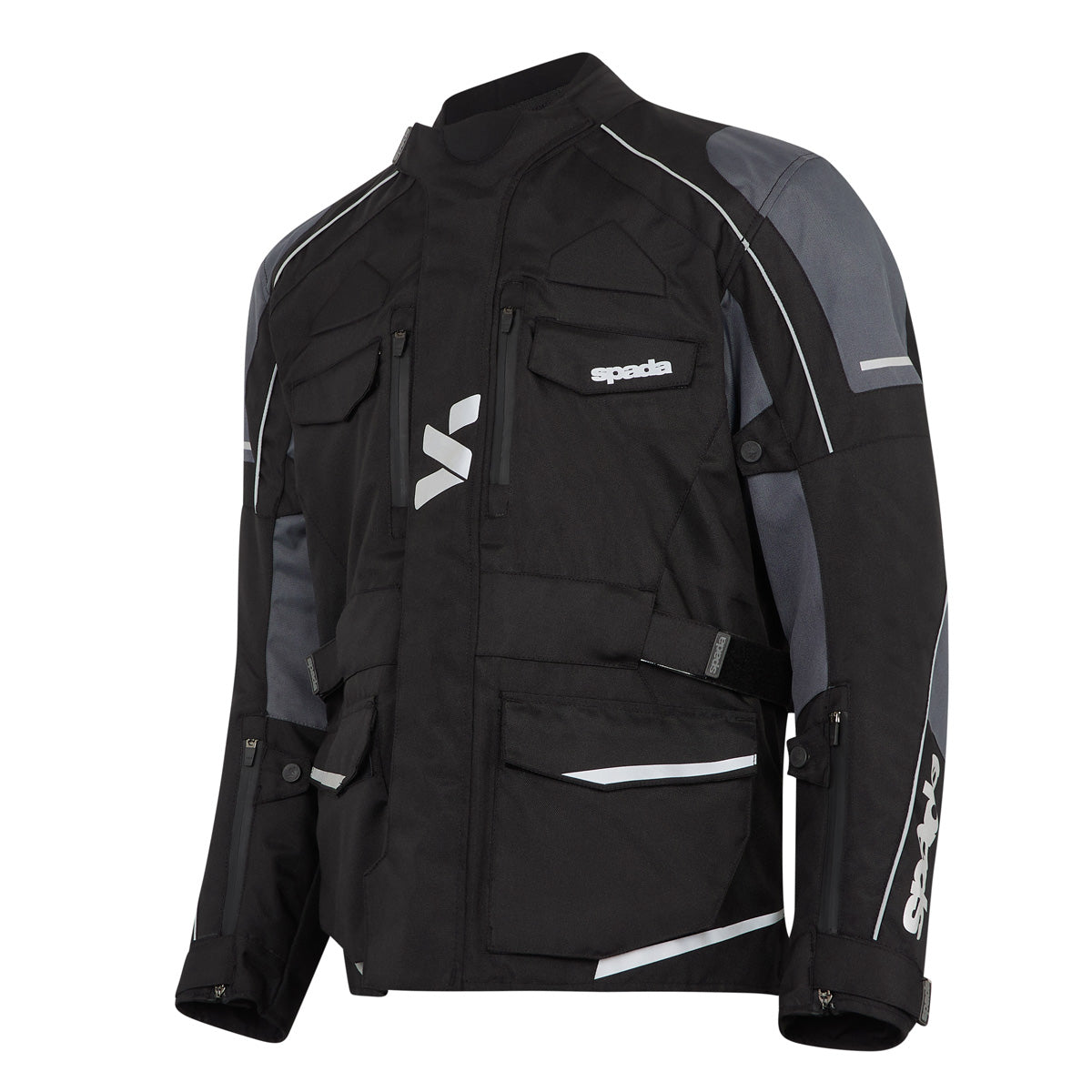 Spada City Nav CE AA Motorcycle Jacket Black Waterproof