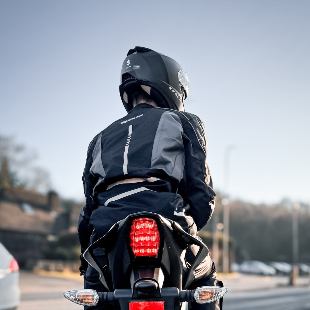 Spada City Nav CE AA Motorcycle Jacket Black Waterproof