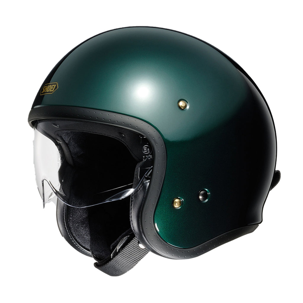 Shoei J.O Motorcycle Helmet - British Green