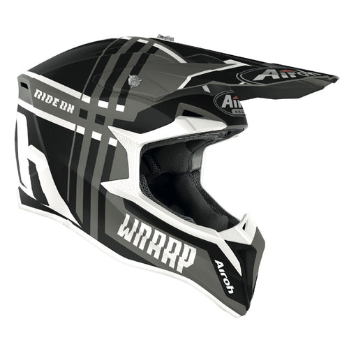 Airoh Wraap Motorcycle Helmet - Broken Anthracite Matt