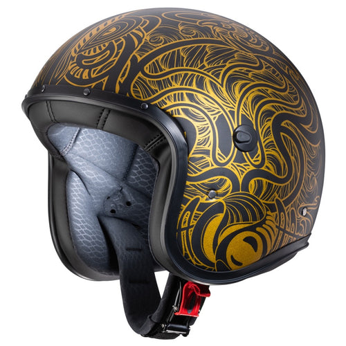 Caberg Freeride Maori Matt Black/Gold Special