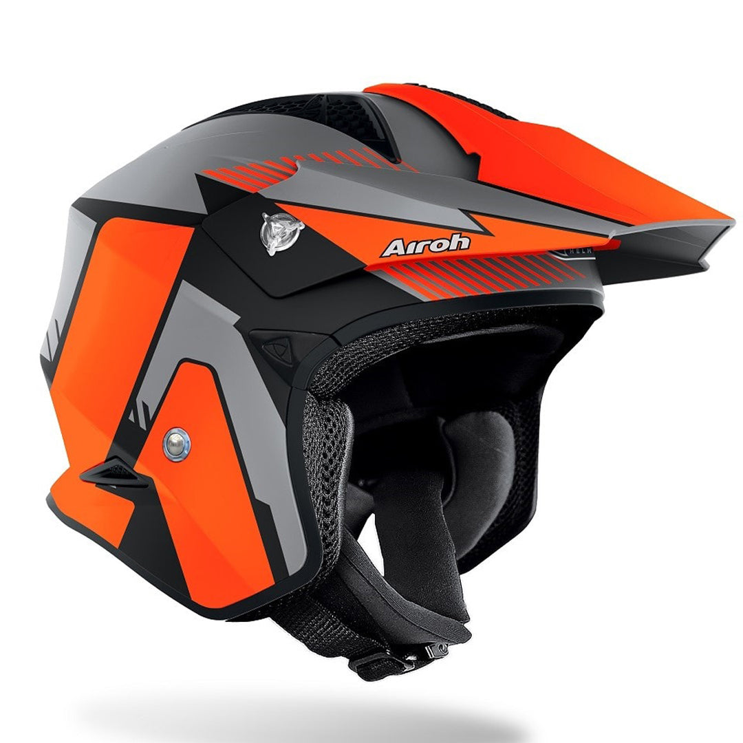 Airoh TRR S Pure Matt Orange Helmet