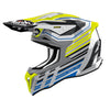 Airoh Strycker Shaded Motorcycle Helmet - Yellow Gloss [22.06]