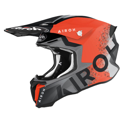 Airoh Twist 2.0 Motorcycle Helmet - Bit Orange Matt