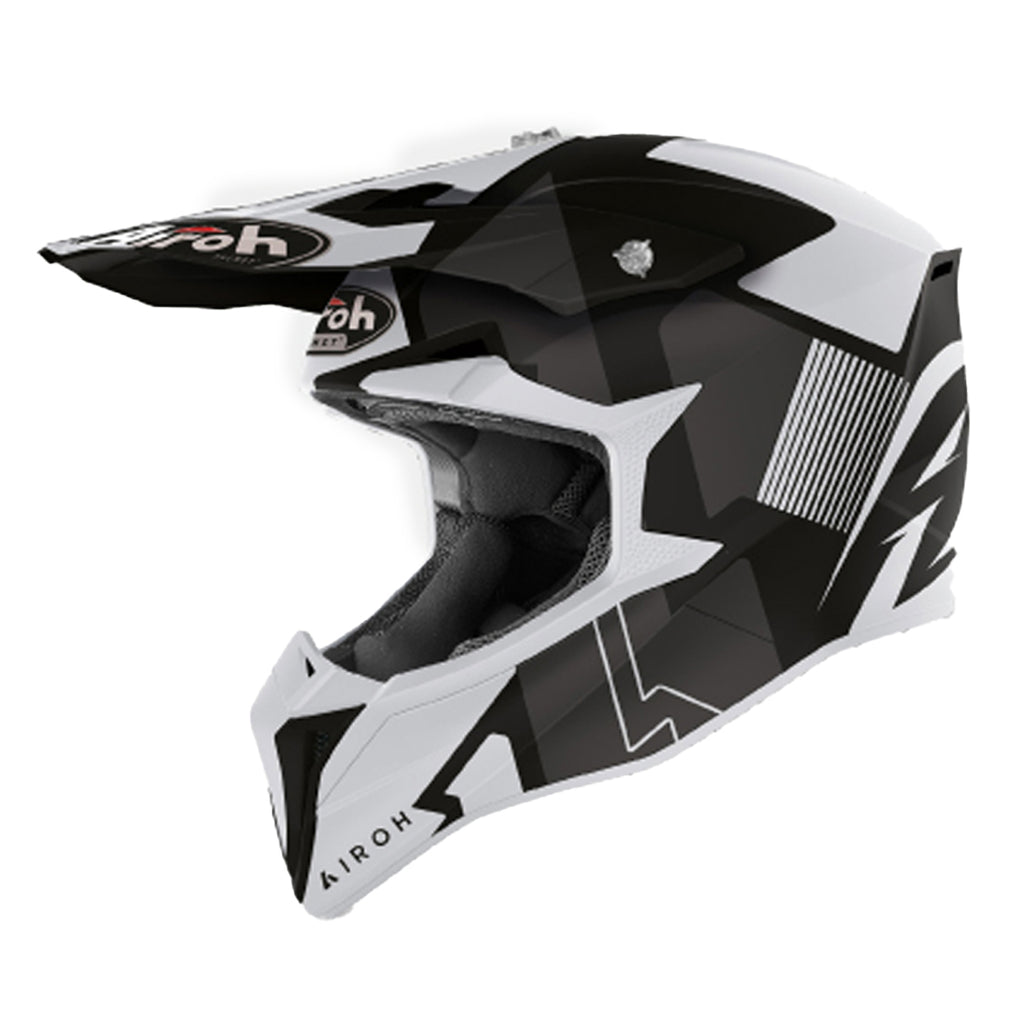 Airoh Wraap Raze Motorcycle Helmet - Matt Black