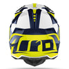 Airoh Wraap Raze Motorcycle Helmet - Blue Gloss