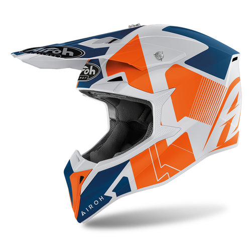 Airoh Wraap Raze Motorcycle Helmet Orange Matt