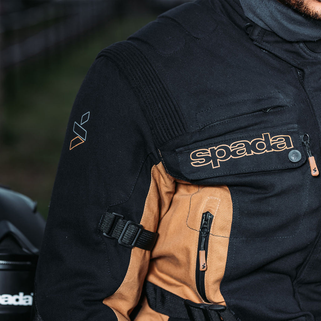 Spada Ascent V3 CE WP Jacket Black/Tan