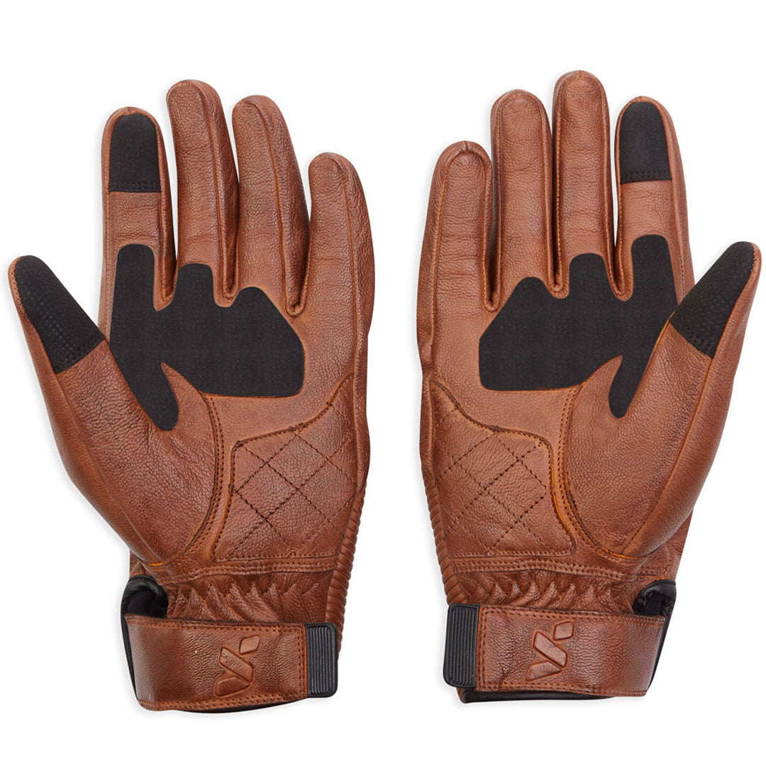 Spada Cooper CE Brown Motorcycle Gloves