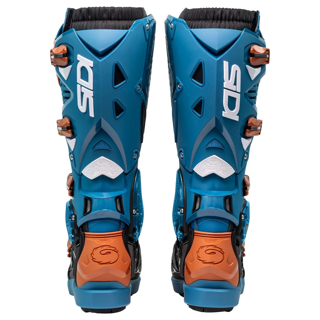 Sidi Crossfire 3 SRS Enduro Petrol Blue and Bronze Motorcycle Boots
