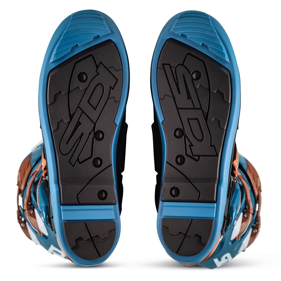 Sidi Crossfire 3 SRS Enduro Petrol Blue and Bronze Motorcycle Boots