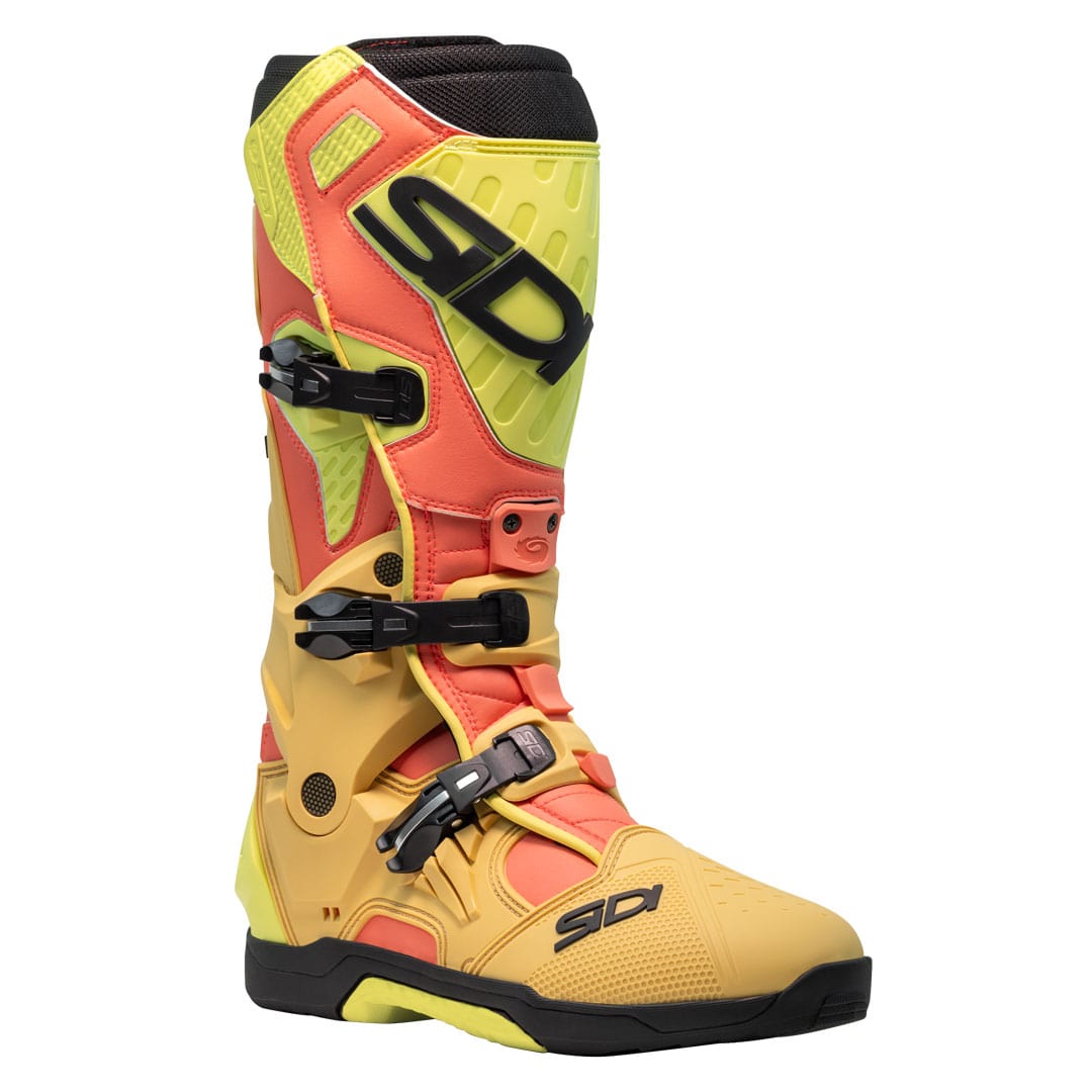 Sidi Crossair MX Gold & Lime Motorcycle Boots