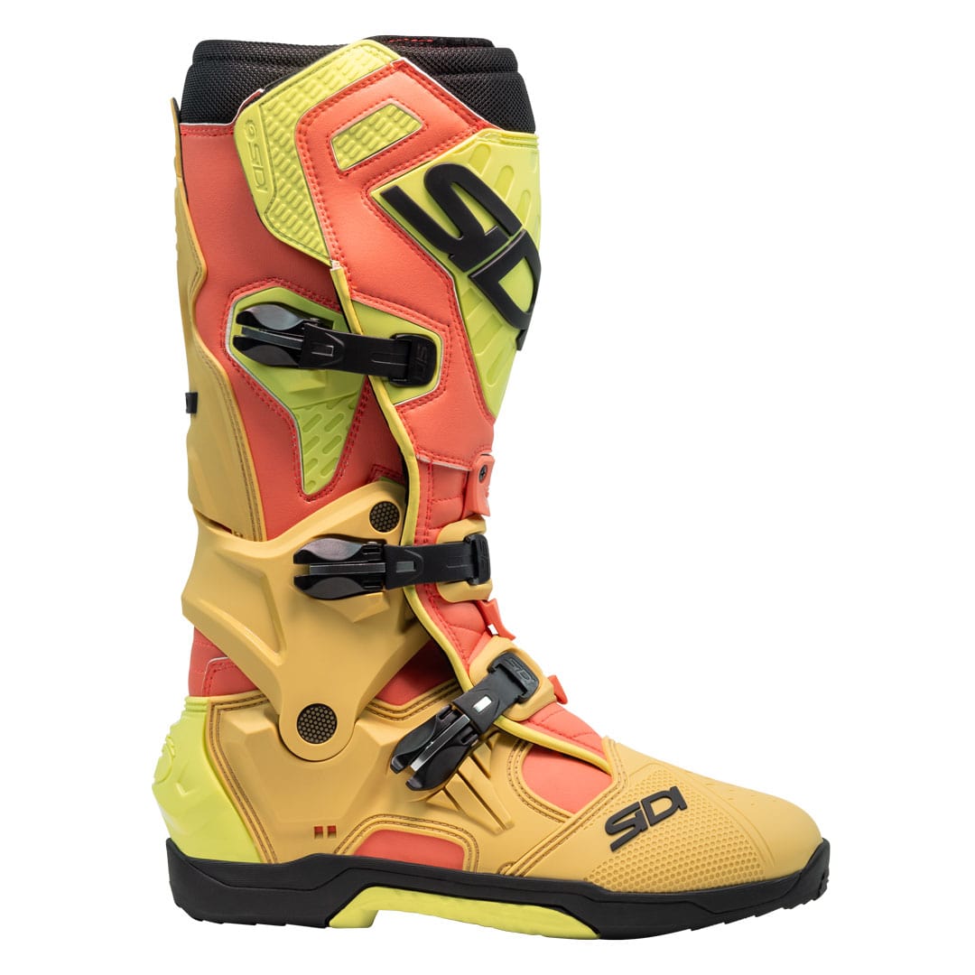 Sidi Crossair MX Gold & Lime Motorcycle Boots