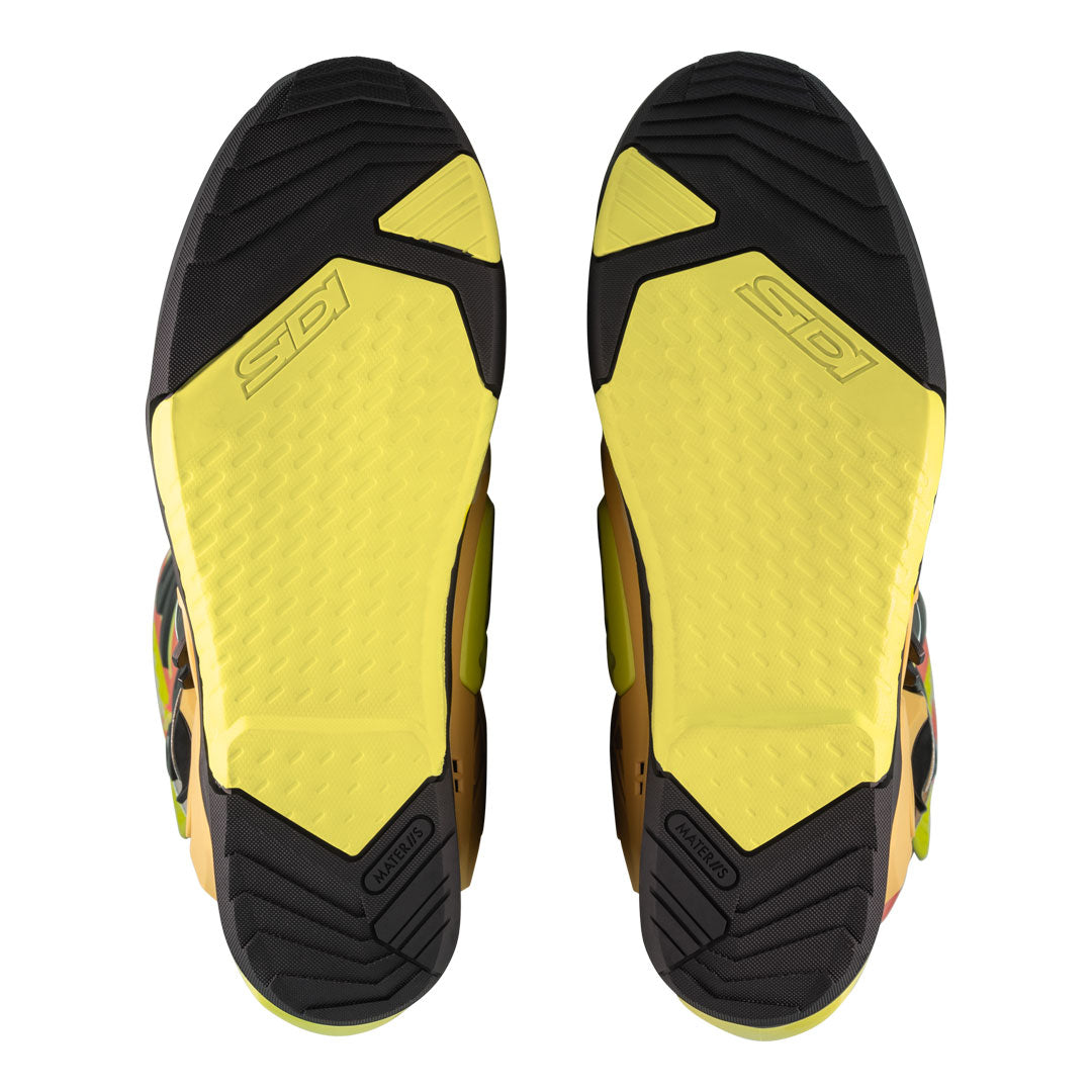 Sidi Crossair MX Gold & Lime Motorcycle Boots