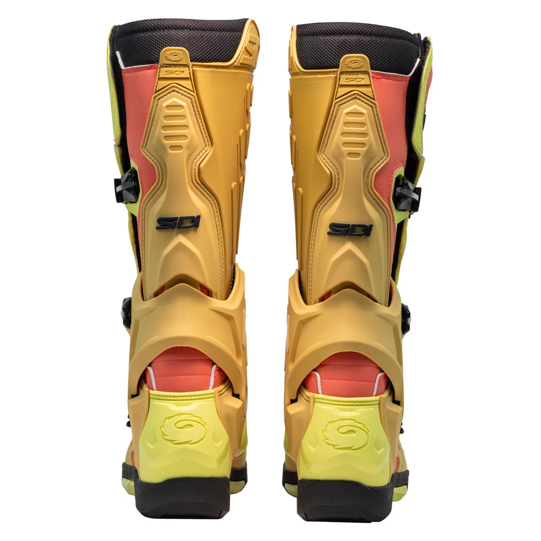 Sidi Crossair MX Gold & Lime Motorcycle Boots