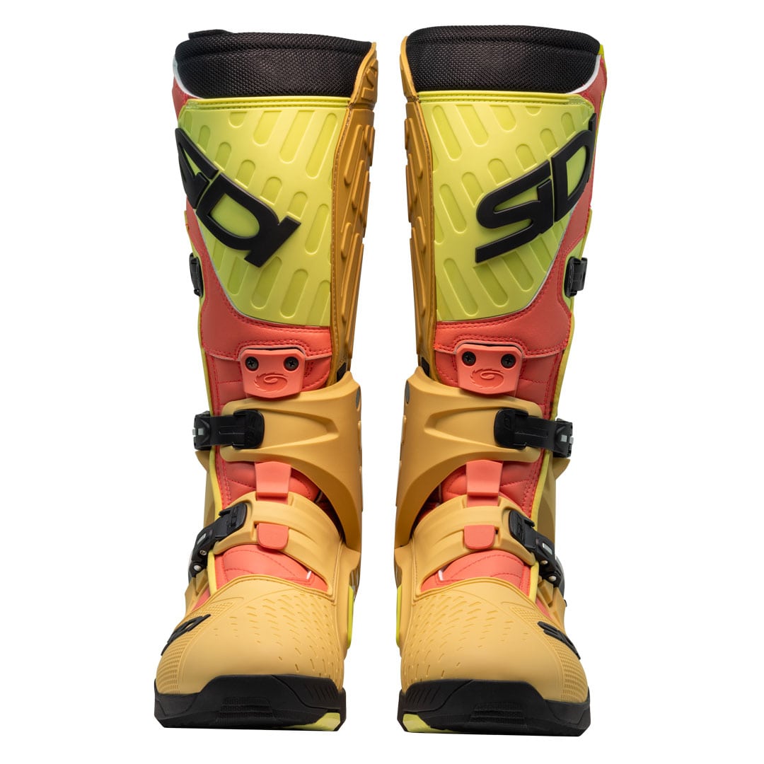 Sidi Crossair MX Gold & Lime Motorcycle Boots