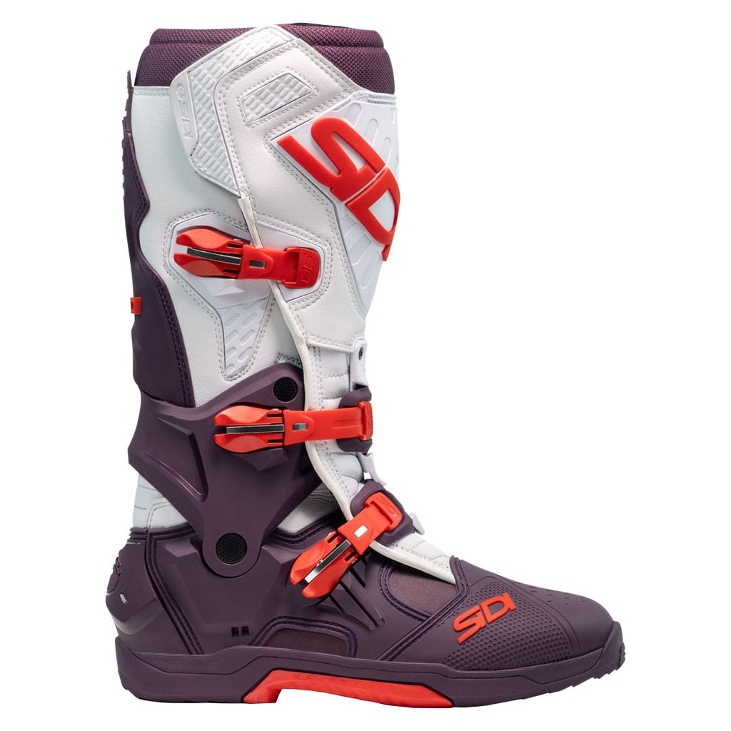 Sidi Crossair MX Boots motocross off-road enduro CE wine/white