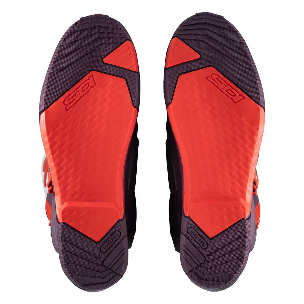 Sidi Crossair MX Boots motocross off-road enduro CE wine/white