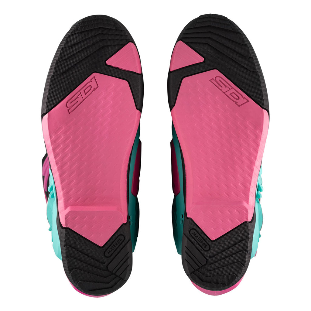 Sidi Crossair MX Boots CE Motocross off road Mint/Black/Pink