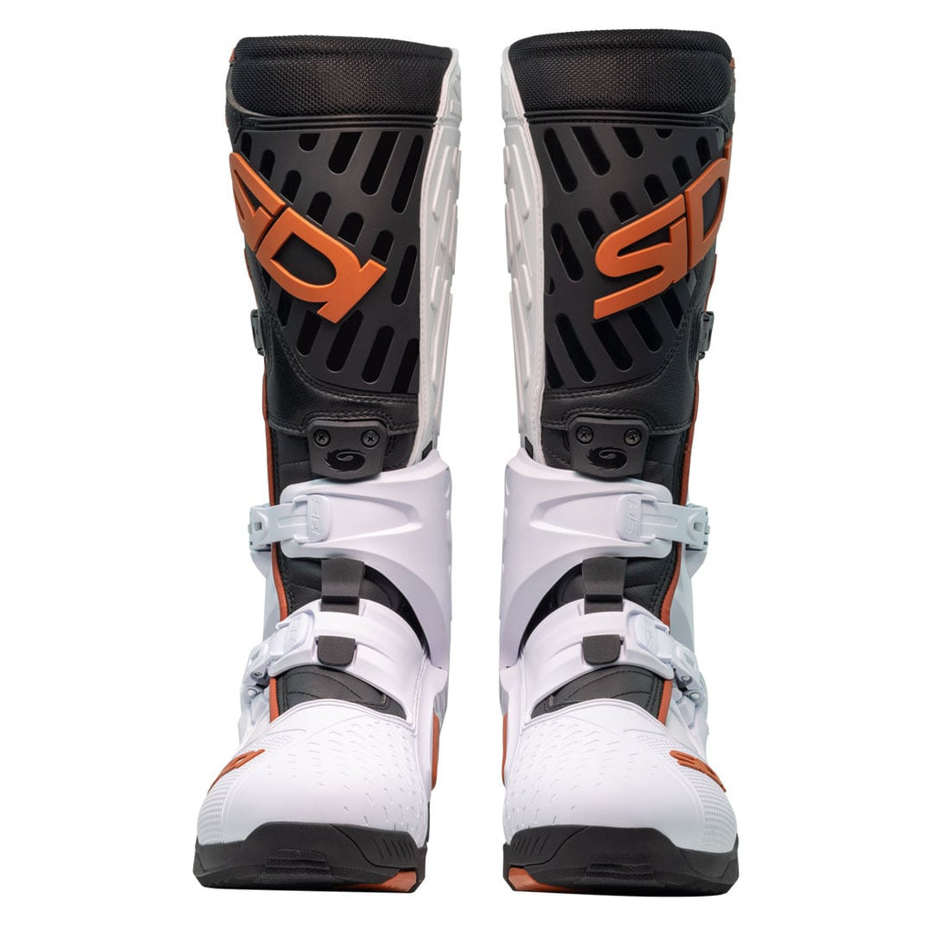 Sidi Crossair White, Black & Bronze Motorcycle Boots