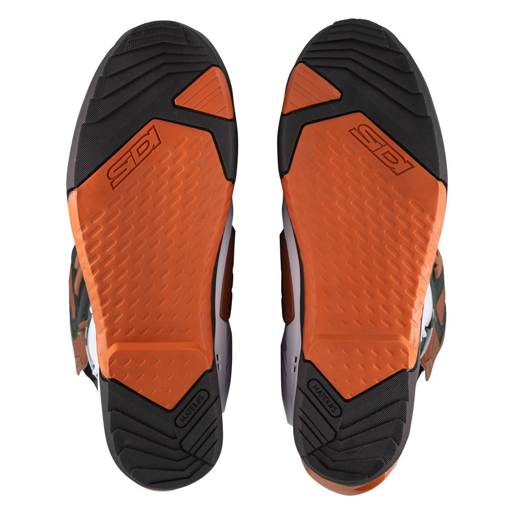 Sidi Crossair White, Black & Bronze Motorcycle Boots