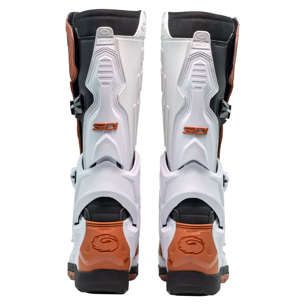 Sidi Crossair White, Black & Bronze Motorcycle Boots