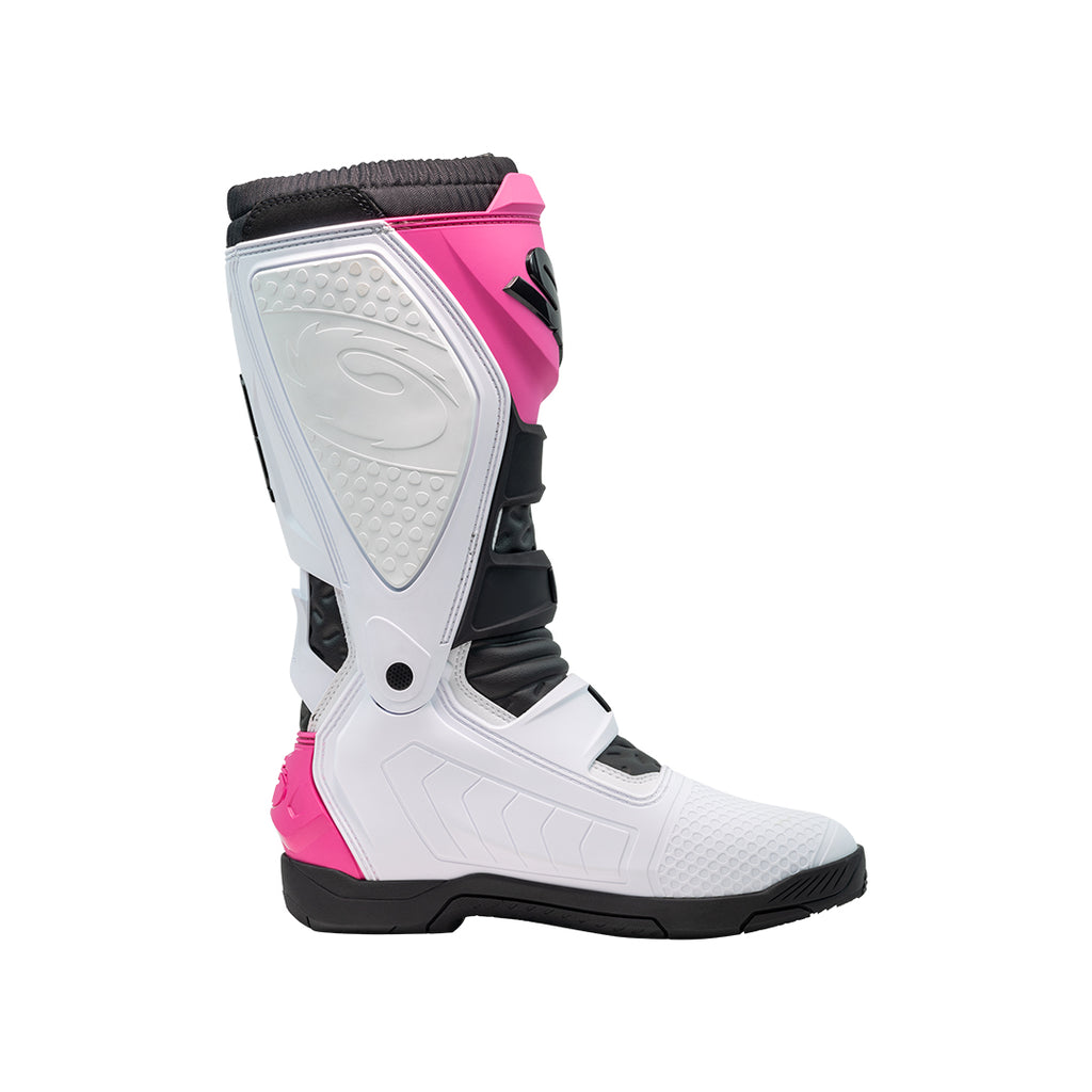 Sidi X-Power SC CE MX Boots White/Black/Pink