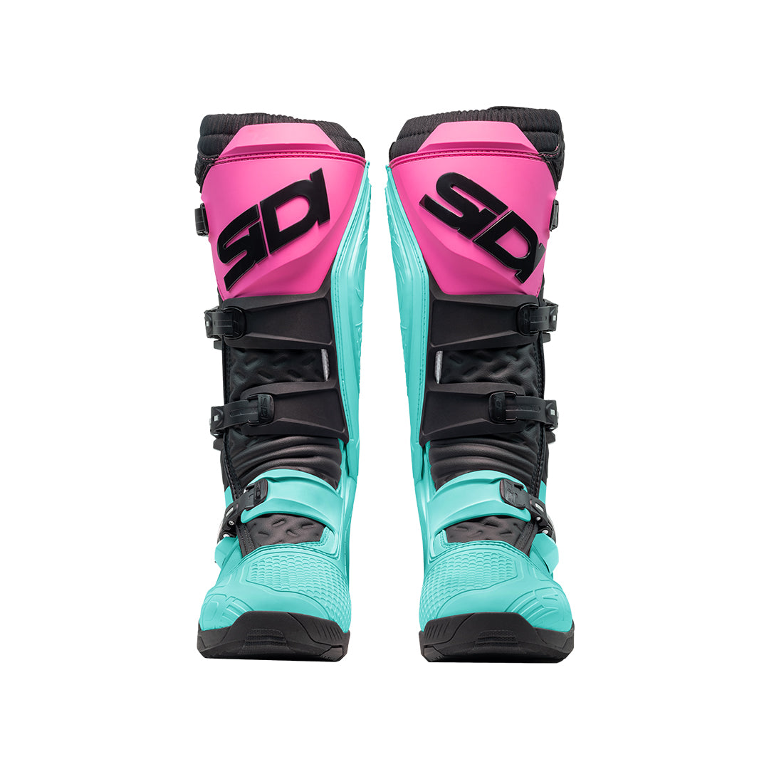 Sidi X-Power SC Mint, Black & Pink Motorcycle Boots