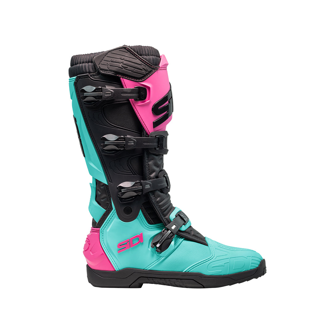 Sidi X-Power SC Mint, Black & Pink Motorcycle Boots