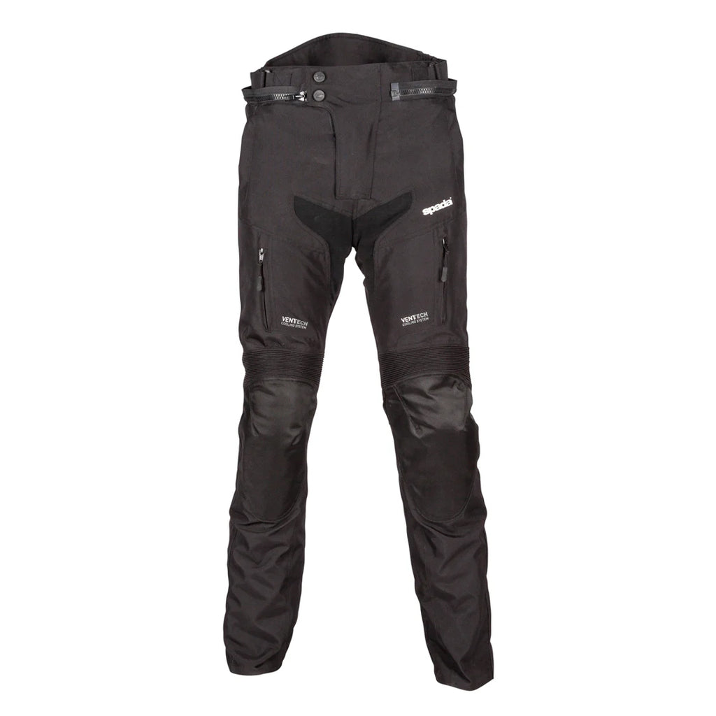 Spada Turini Black Textile Motorcycle Trousers - Small