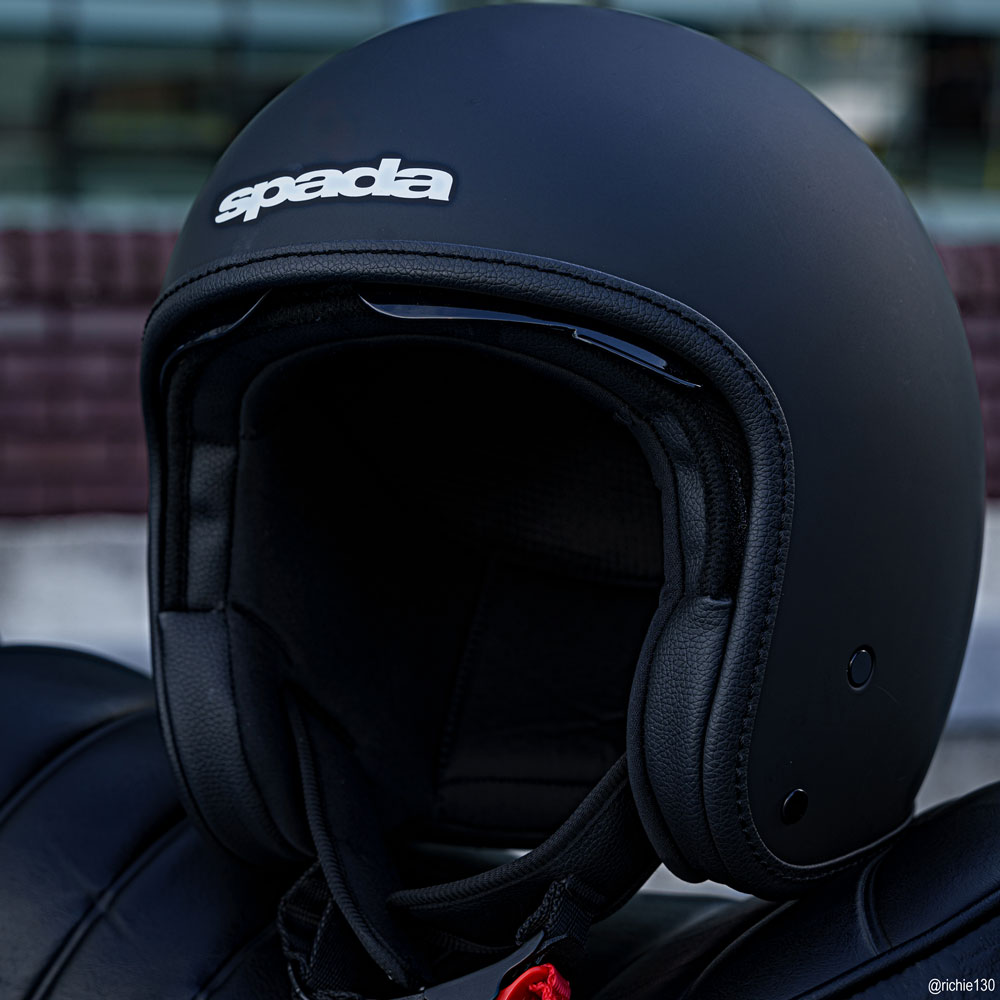Spada Ace Motorcycle Helmet Matt Black