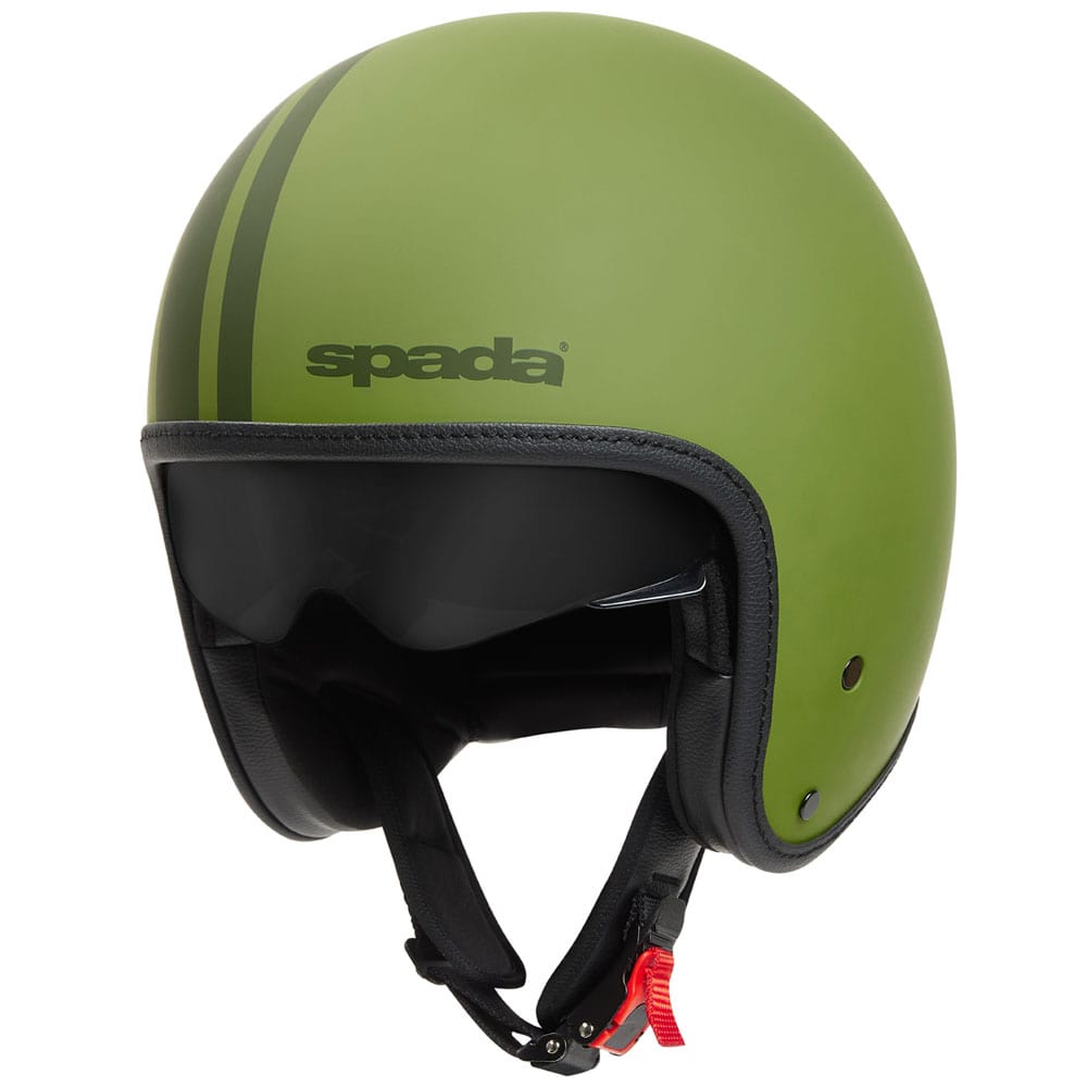 Spada Ace Command Matt Green Motorcycle Helmet