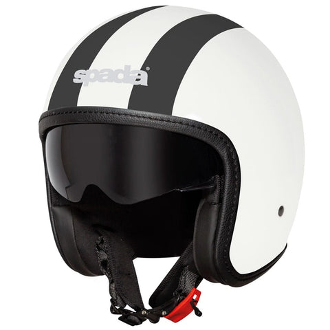 Spada Ace Viper Matt White/Black MOTORCYCLE Helmet