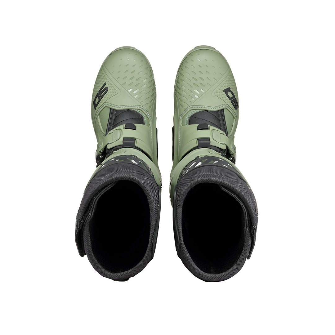 Sidi Crossair Enduro Motocross Army & Black Motorcycle Boots