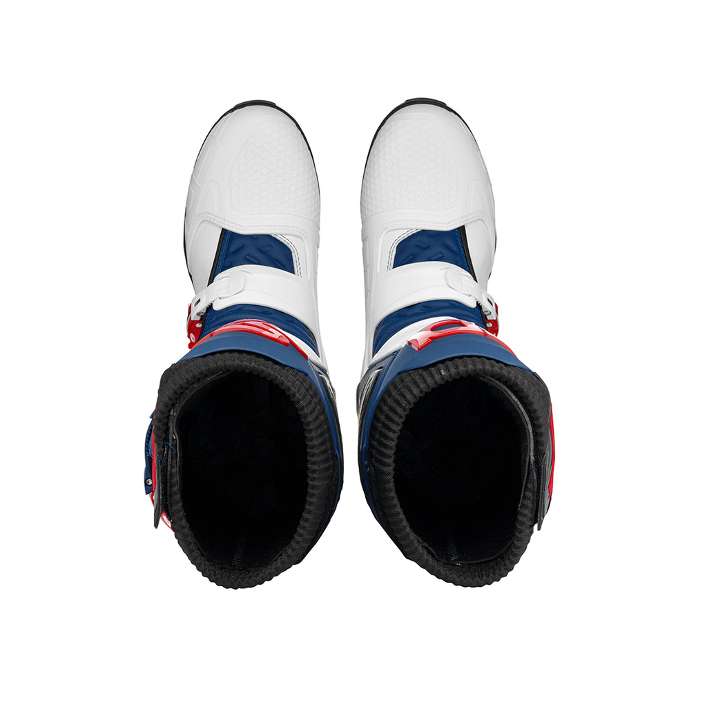 Sidi X-Power SC CE Motocross MX Boots White/Navy/Red enduro